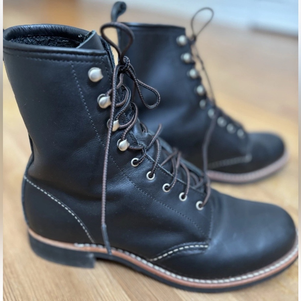 Red Wing Silversmith Boots, Black, Size 10